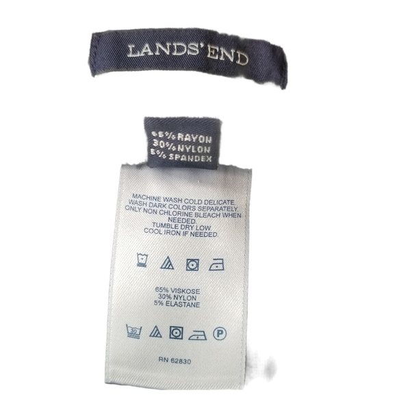 Land’s End Vintage-Style Full Circle Black Skirt - Picture 5 of 6